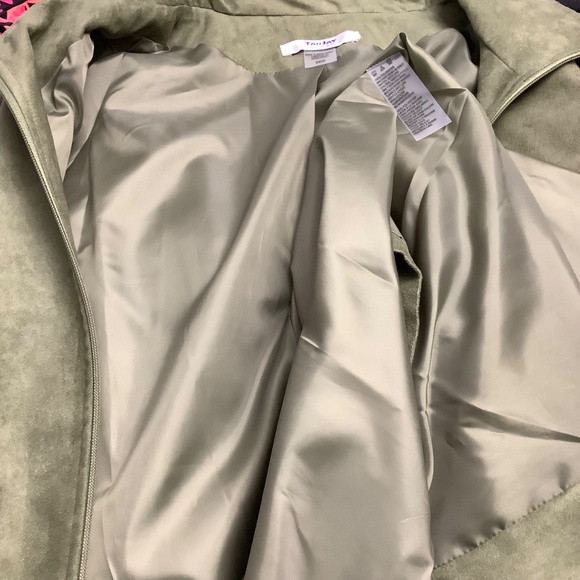 Tan Jay fax suede blazer Jacket 24 W - Picture 11 of 11